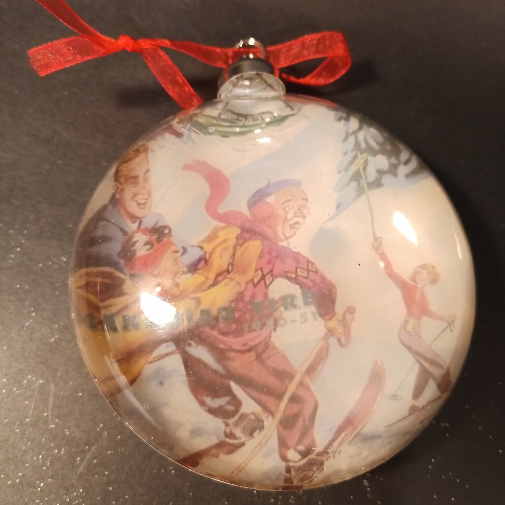 2010 Canadian Tire Glass Ornament